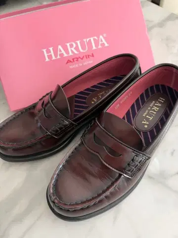 24 HARUTA ARVIN 다크 브라운 로퍼 넉넉한 3e