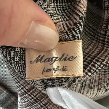 Maglie 체크 무늬 셔츠 사이즈 13