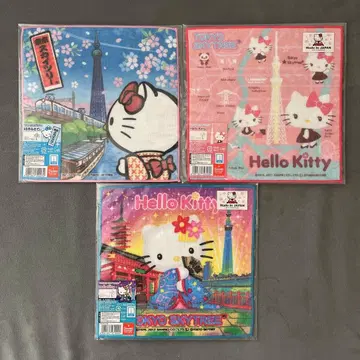 지역 한정 키티 도쿄 한정 3 도쿄 스카이트리 3장 세트