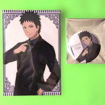 나루토 NARUTO 오비토 드레스업 캔뱃지 특전 엽서