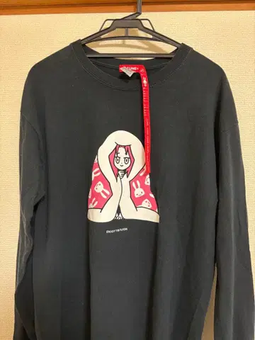 CUNE 긴팔 T셔츠 블랙 L