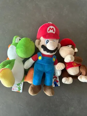 마리오 요시 디디콩 봉제 인형 세트