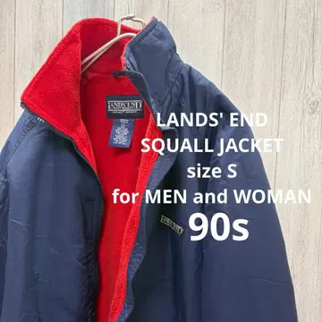 90s 랜즈 엔드 나일론 자켓 남녀 공용 S