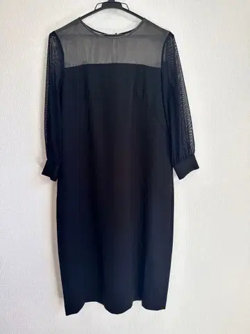 Aimer 블랙 긴팔 무릎 기장 원피스 포멀