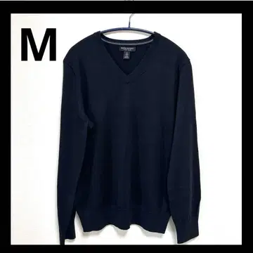 [ 바나나리퍼블릭 ] 실크&캐시미어 블랙 V넥 니트 스웨터 M