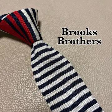 브룩스브라더스 넥타이 스트라이프 도트 체크 니트 타이