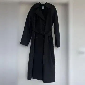 쿠미쿄쿠 블랙 트렌치코트 3