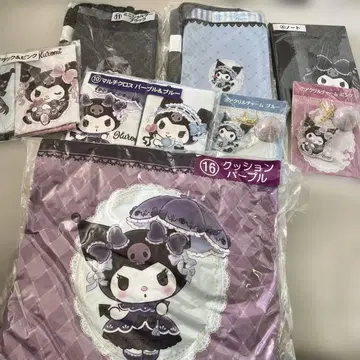 산리오 묶음 판매 쿠로미 고딕 스타일 캐릭터 굿즈 세트