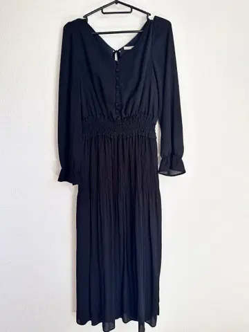 WILLSELECTION 블랙 롱 원피스