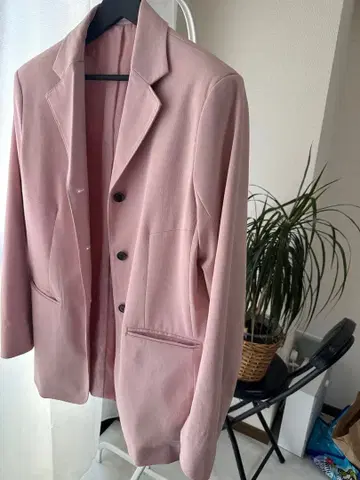 JEANASiS 테일러드 자켓 핑크 셋업