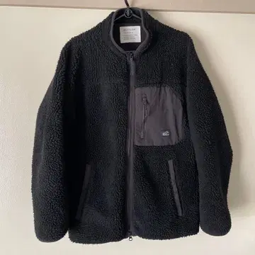 BAYFLOW 보아 플리스 자켓 블랙