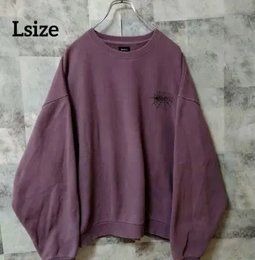 RVCA 루카 L사이즈 맨투맨 원포인트 로고 헤비웨이트