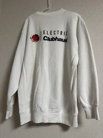 Clubhaus ELECTRIC 맨투맨 L 화이트 화이트 클럽하우스