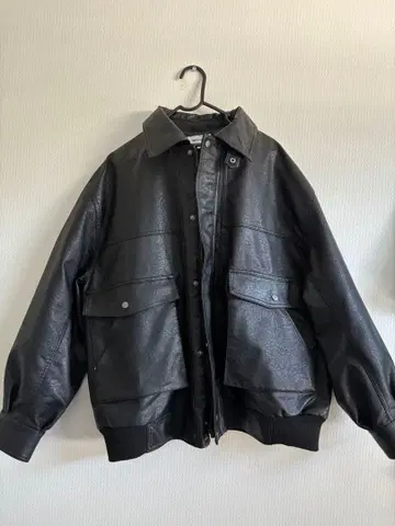 MONO-MART 블랙 가죽 자켓 S 사이즈