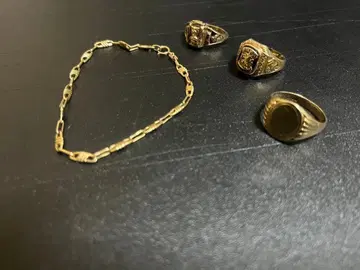 영국 앤티크 빈티지 반지 3개 팔찌 1개