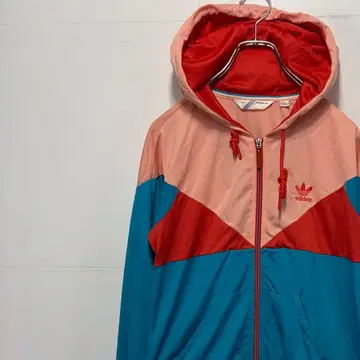 adidas 아디다스 집업 후드티 자수 로고 구제 의류