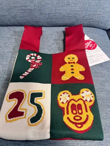 택 포함 새상품 디즈니 크리스마스 2025 토트백