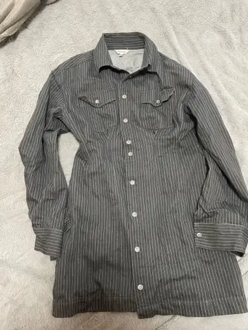 moussy 스트라이프 긴팔 셔츠 원피스