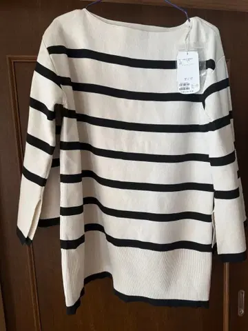 CHICO 스트라이프 긴팔 원피스