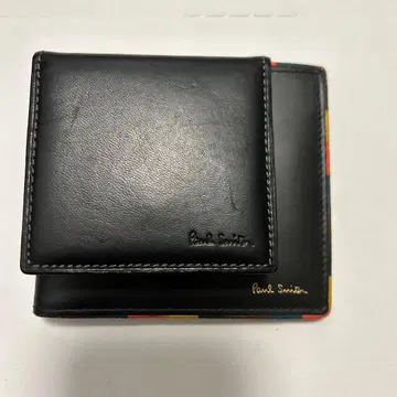 Paul Smith 블랙 이단 접이식 지갑 동전 지갑 2세트