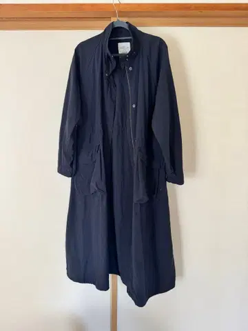 SHIPS any 네이비 롱 코트