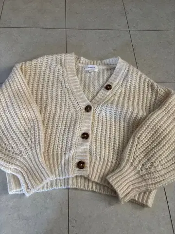 JILLSTUART 아이보리 가디건 FR