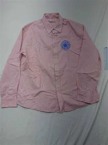 마르디메크르디 스트라이프 셔츠 원사이즈 여성용 핑크 계열