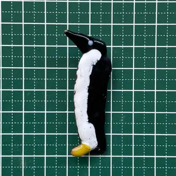 칠보 세공 펭귄 브로치