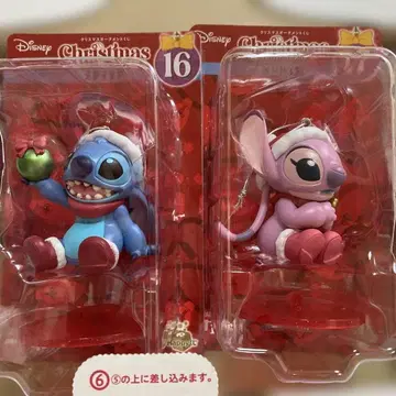 디즈니 해피 복권 스티치 엔젤 2세트