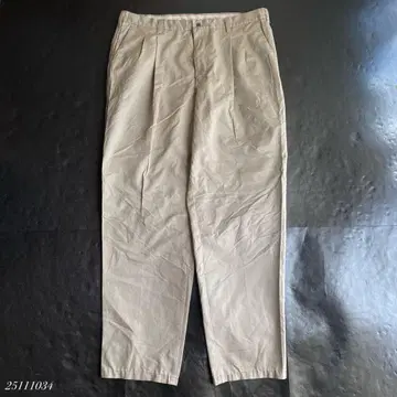 US 구제 의류 CiNTAS 와이드 워크 팬츠 베이지 계열 투 턱