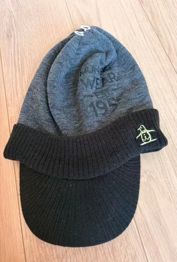 [ 미사용, 택 포함 ] Munsingwear 니트 챙 모자