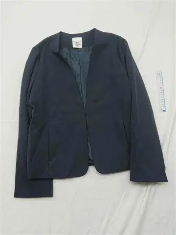 쿠 메이드 미 노카라 자켓 네이비 계열 여성용 L