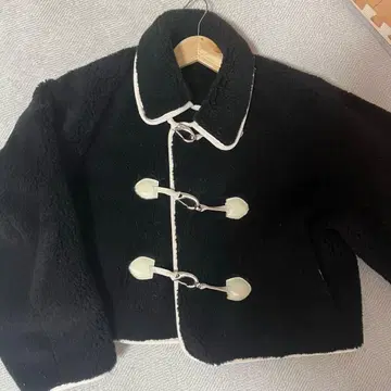 noirnoine 퍼 자켓 블랙