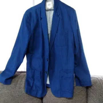 GAP 네이비 스트라이프 블레이저