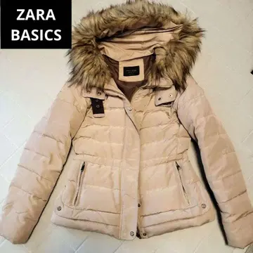 ZARABASIC 후드 부착 다운 자켓 코트 M 사이즈