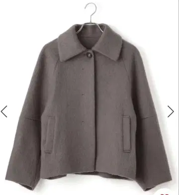 미사용 VIS 샤기 오버라이즈 미디엄 기장 블루종