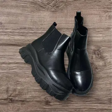 Fabby fabby 청키힐 더티 스니커즈 부츠