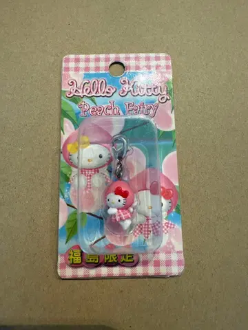 지역 한정 키티 헬로키티 지퍼 마스코트 신슈 피치 페어리 키티