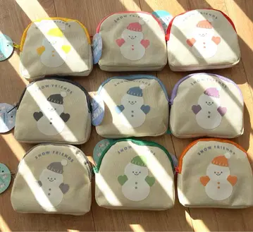 CanDo 스노우맨 눈사람 파우치 9색 캔두