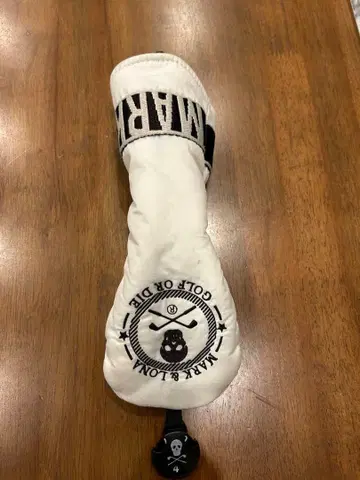 마크앤로나 골프 헤드커버 화이트