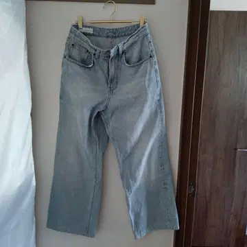 (레어템) ZARA 자라 배기 플레어 데님 팬츠 스카이 라이트 블루