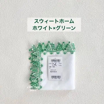 치카자와 레이스 스위트 홈 화이트 x 그린 1장