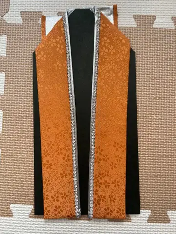 후리소데 카라 큐빅 오렌지 전시품