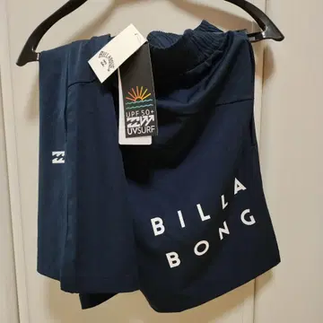 BILLABONG 네이비 레깅스 UPF 50+