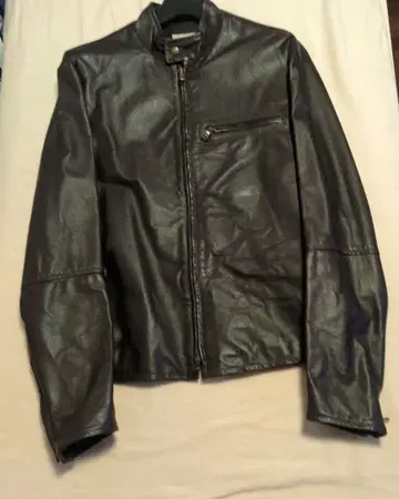lot 79 다크 브라운 가죽 자켓 48