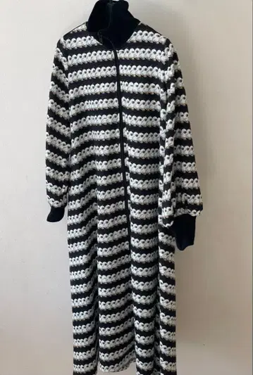 히구치 유코 히토츠메짱 저지 롱 코트