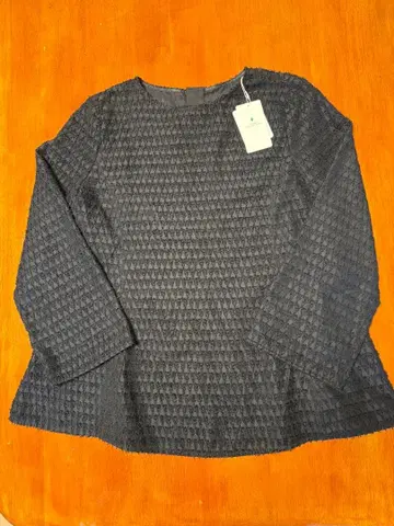 UNITED ARROWS 새상품급 프린지 플레어 시어 블라우스 워셔블