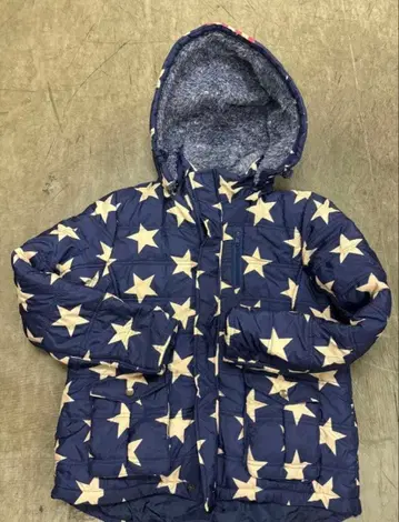 Rough Printing 별 패턴 자켓 네이비