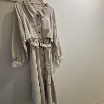 gorge 코듀로이 원피스 베이지 프리 사이즈