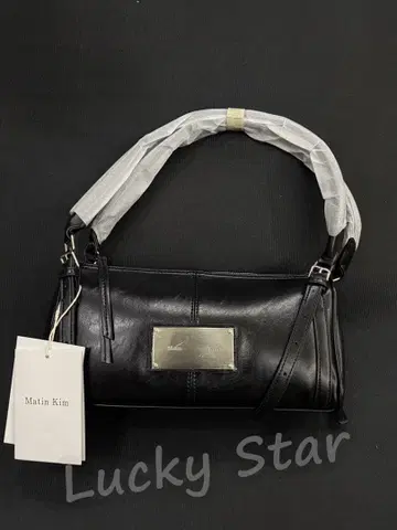 Matin Kim 블랙 가죽 숄더백